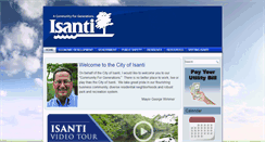 Desktop Screenshot of cityofisanti.us